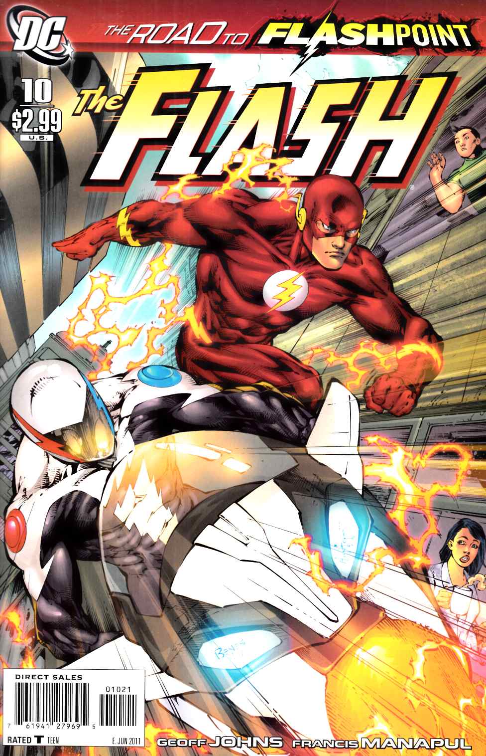 Flash #10 Benes Variant Cover Very Fine (8.0) [DC Comic] THUMBNAIL