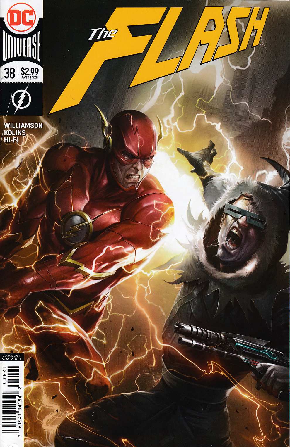 Flash #38 Mattina Variant Cover Fine Minus (5.5) [DC Comic] LARGE