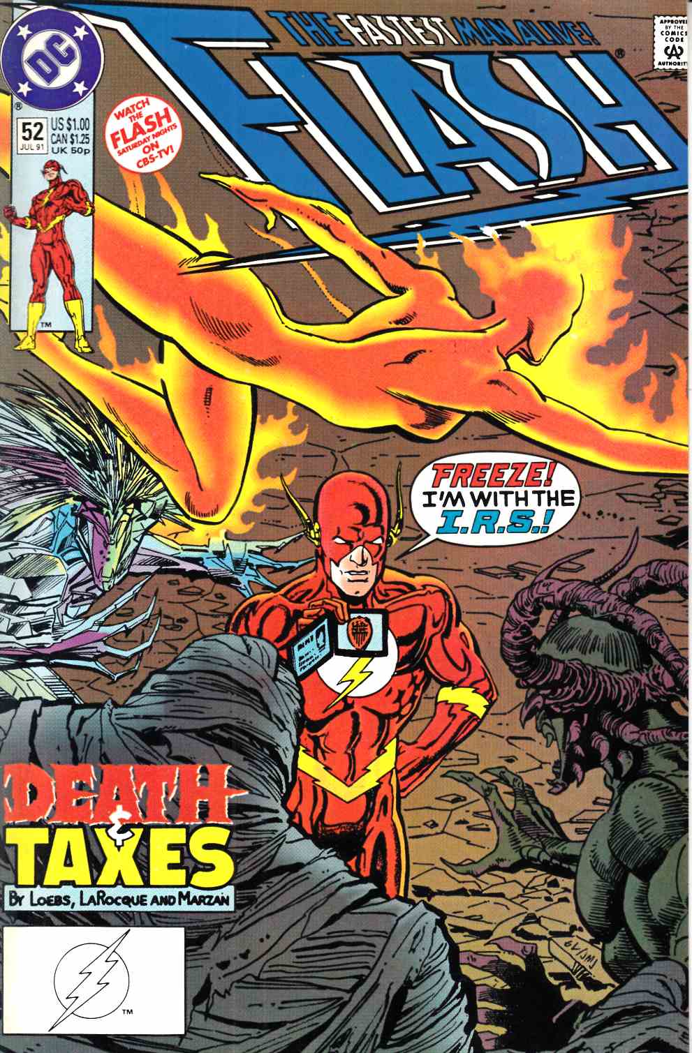 Flash #52 Near Mint Minus (9.2) [DC Comic]