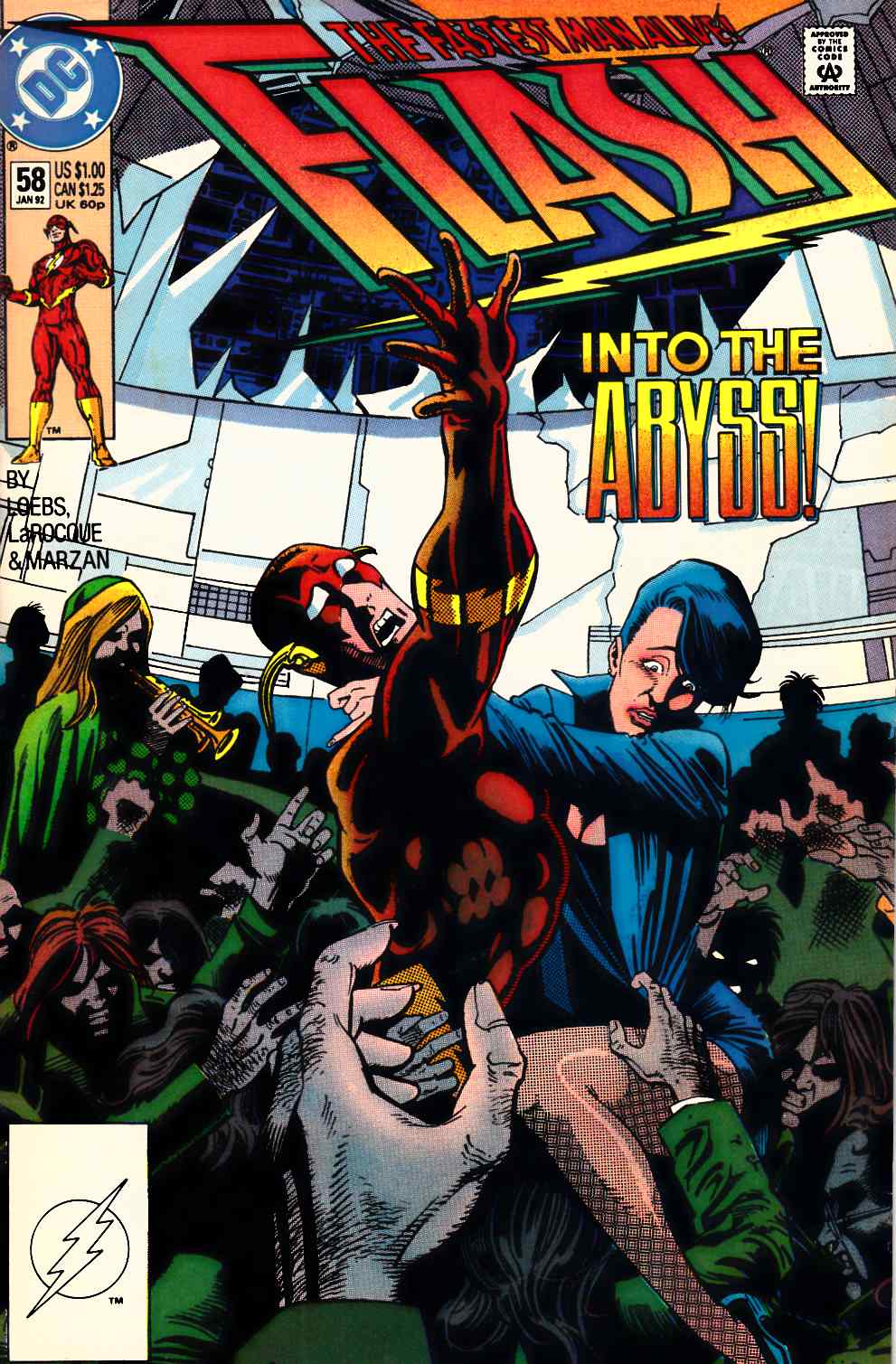 Flash #58 Very Fine (8.0) [DC Comic] LARGE