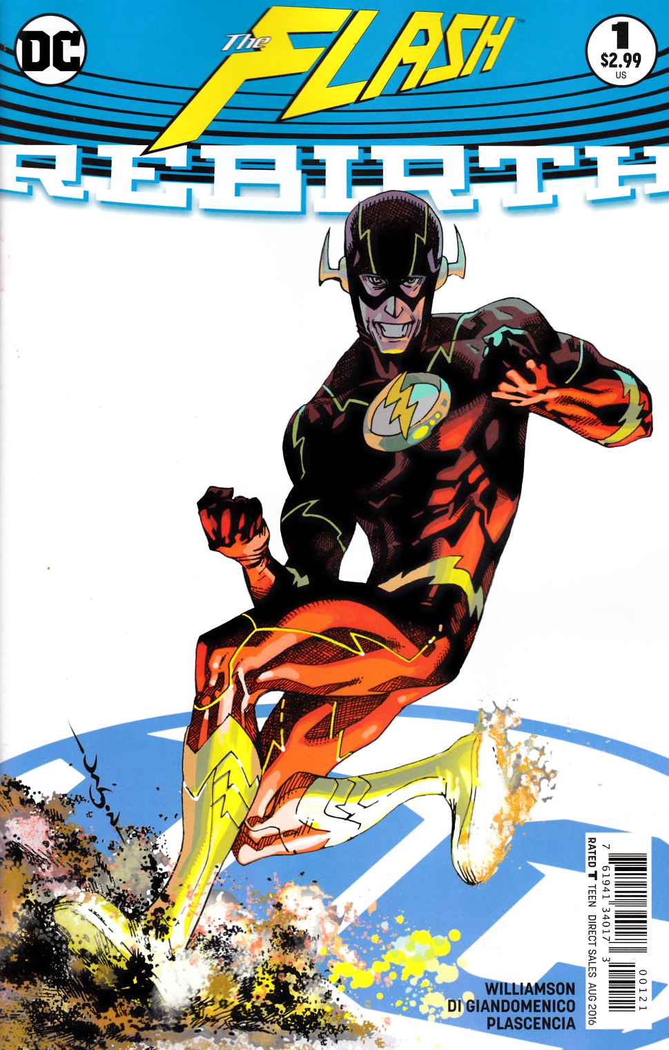 Flash Rebirth #1 Pearson Variant Cover Near Mint (9.4) [DC Comic] THUMBNAIL