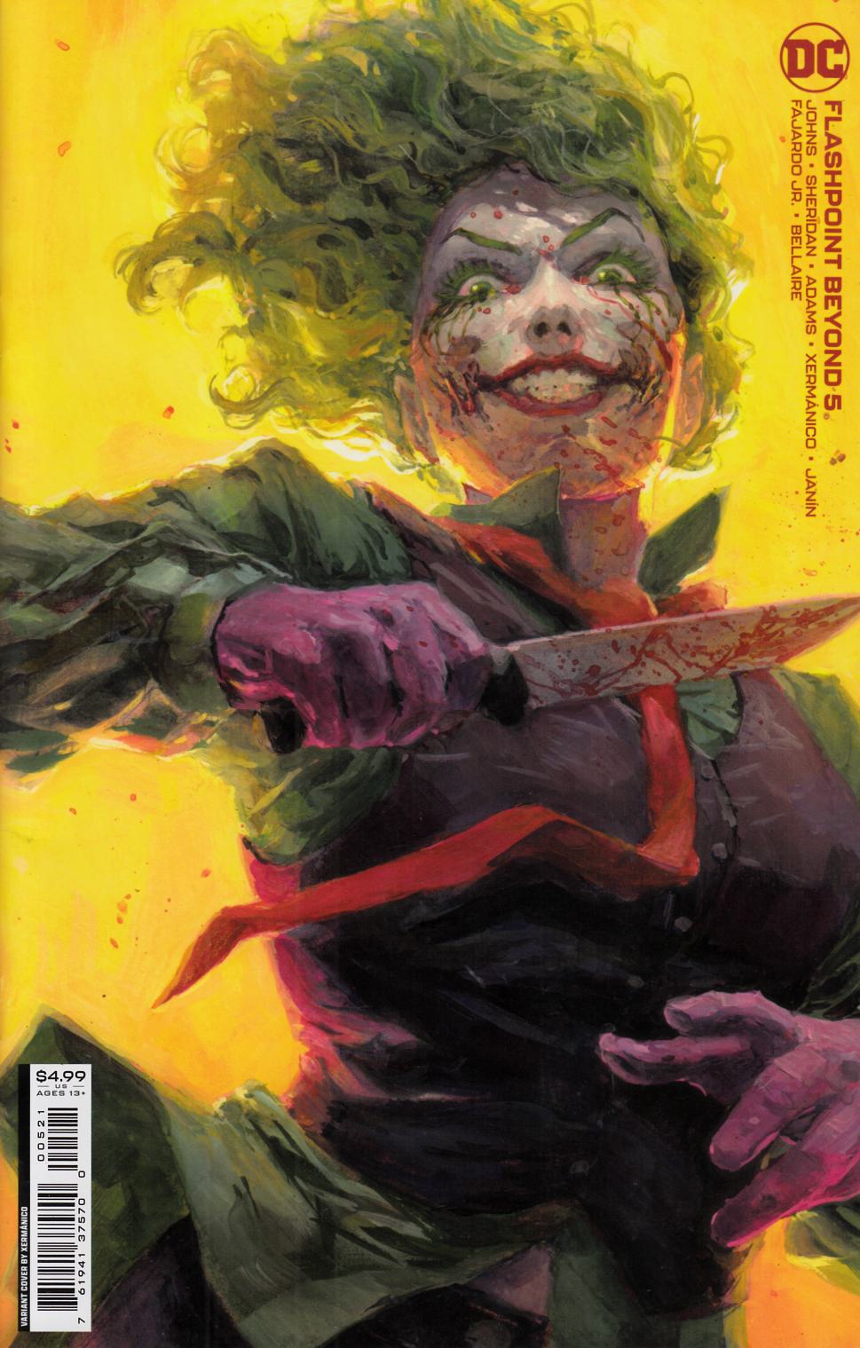 Flashpoint Beyond #5 Xermanico Variant Cover Near Mint (9.4) [DC Comic] LARGE