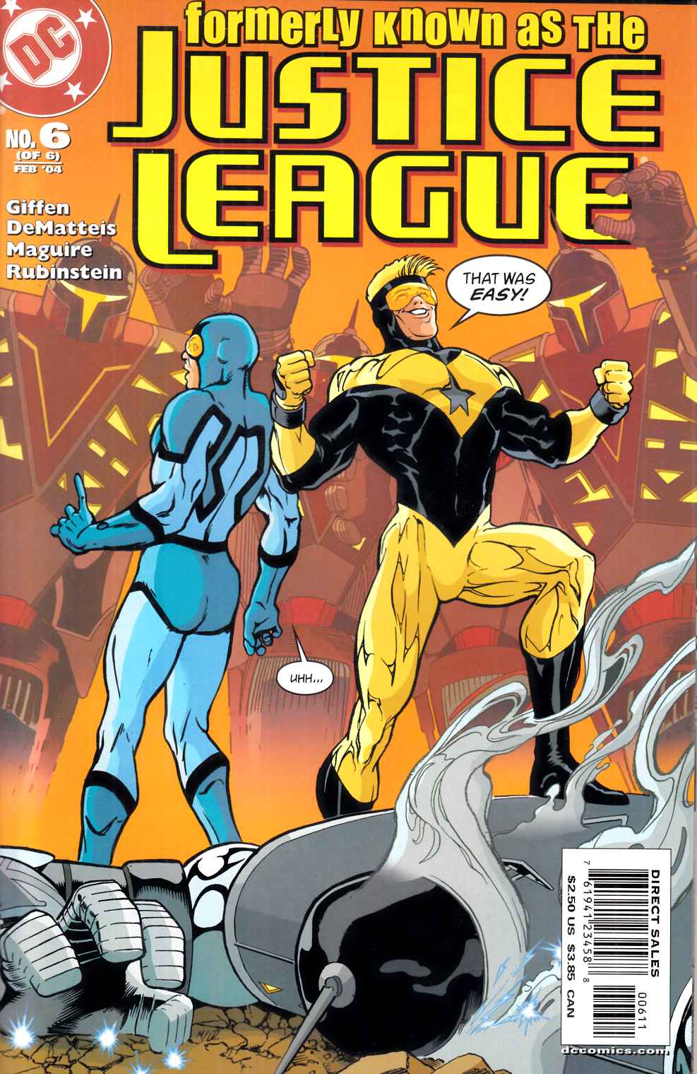 Formerly Known as the Justice League #6 Very Fine (8.0) [DC Comic] LARGE