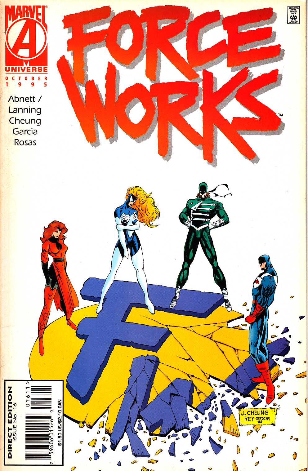 Force Works #16 Very Fine (8.0) [Marvel Comic] LARGE