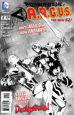 Forever Evil Argus #2 B&W Incentive Cover [Comic] LARGE
