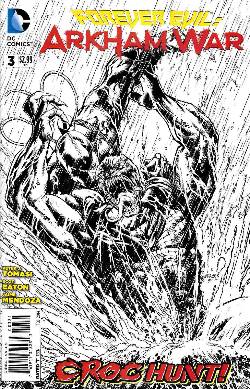 Forever Evil Arkham War #3 B&W Incentive Cover [Comic] LARGE