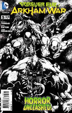 Forever Evil Arkham War #5 B&W Incentive Cover [Comic] LARGE