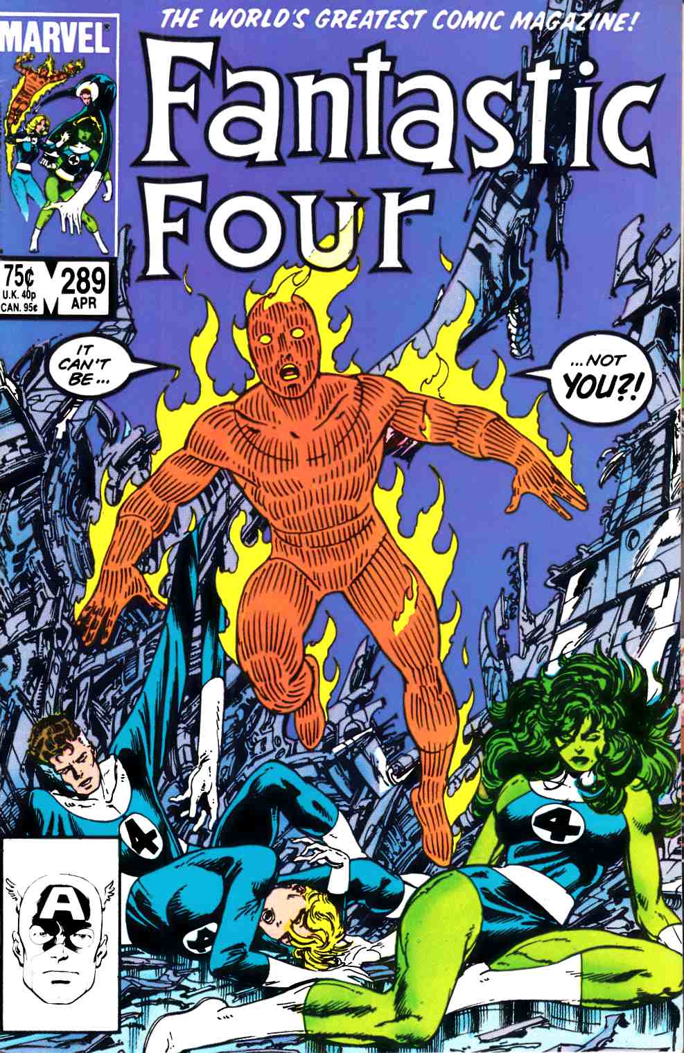 Fantastic Four #289 Very Fine (8.0) [Marvel Comic] LARGE