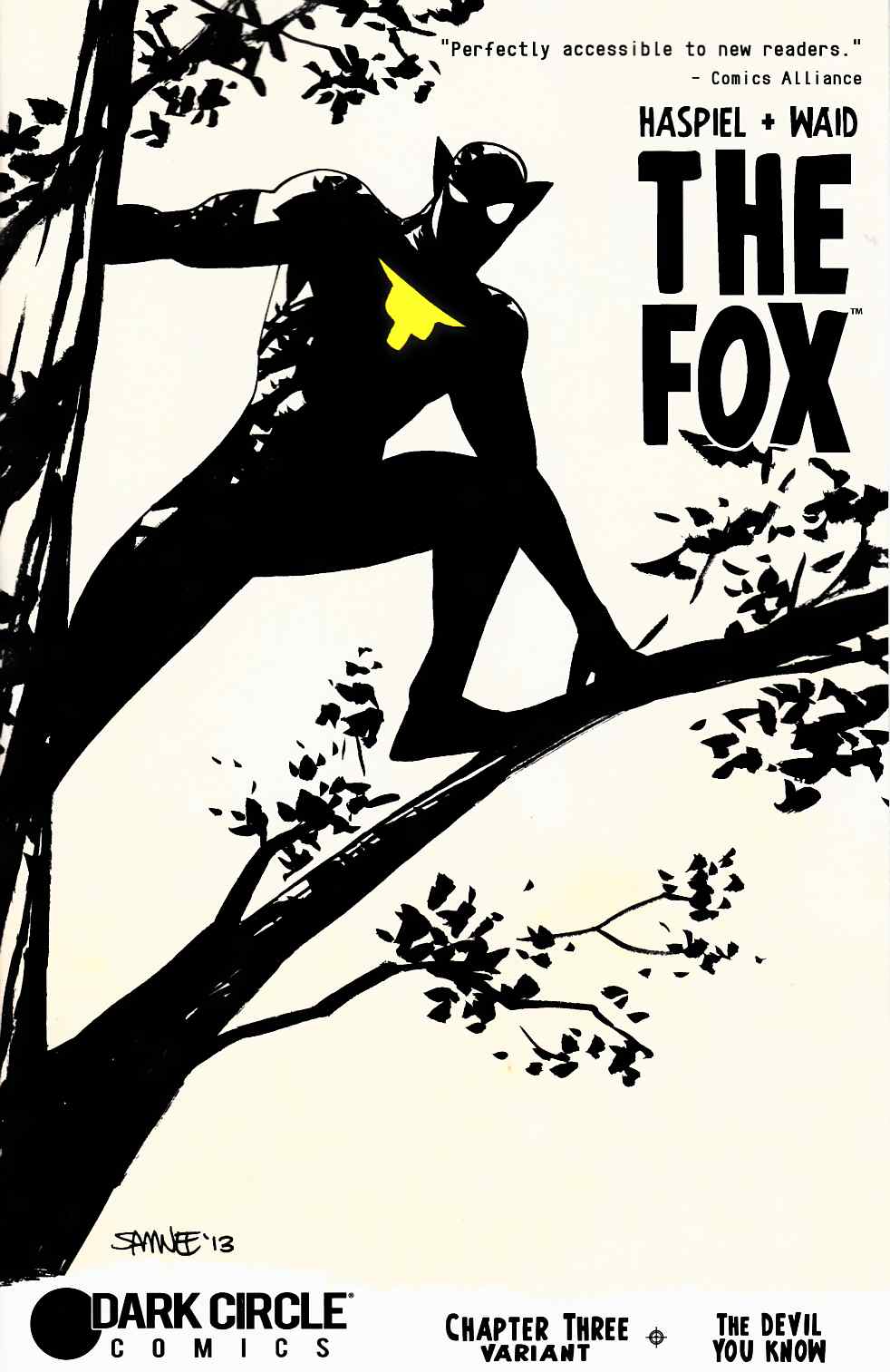 Fox (Dark Circle) #3 Chris Samnee Prowling Variant Cover [Archie Comic] THUMBNAIL