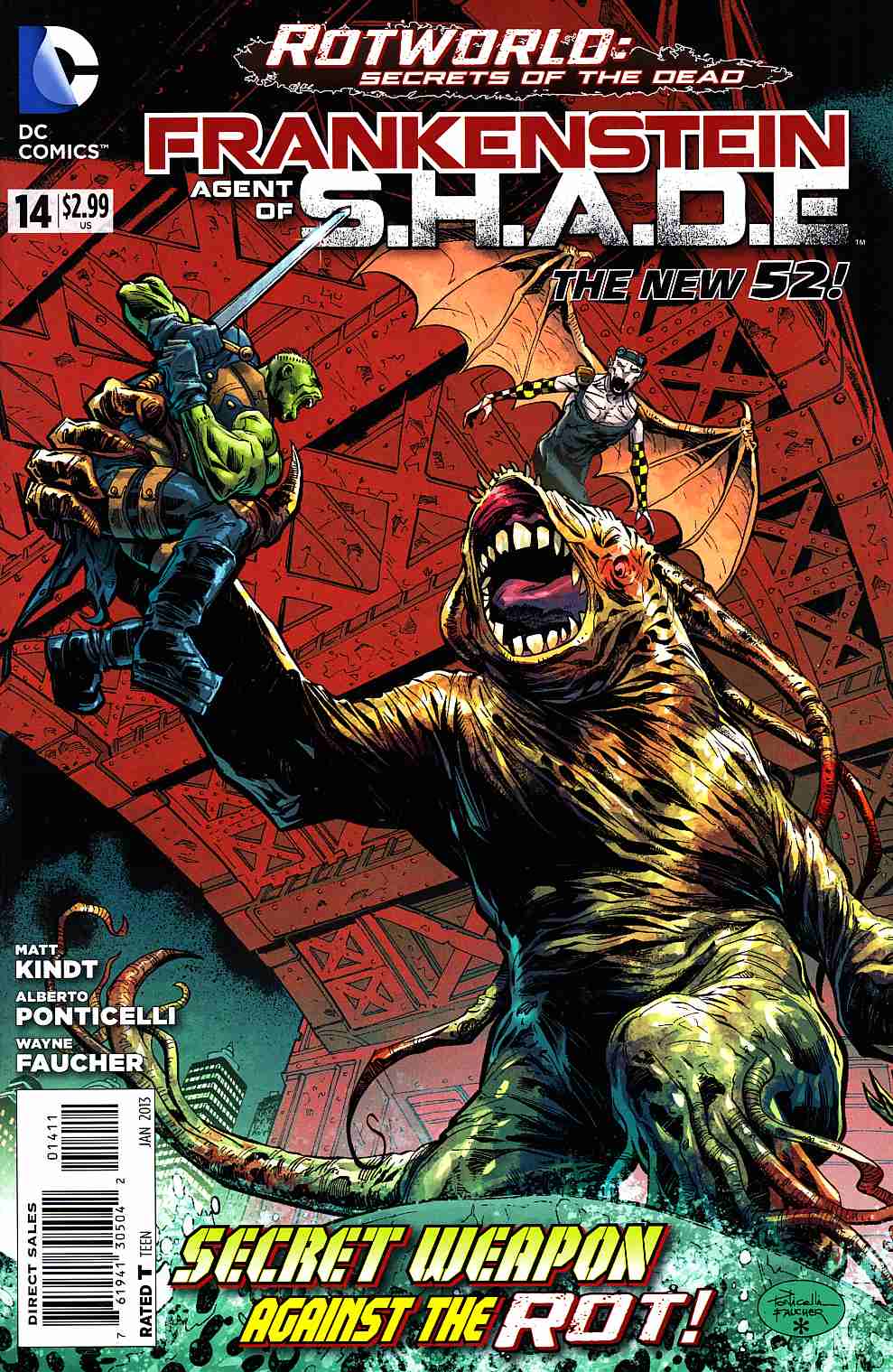 Frankenstein Agent Of Shade #14 [DC Comic] LARGE