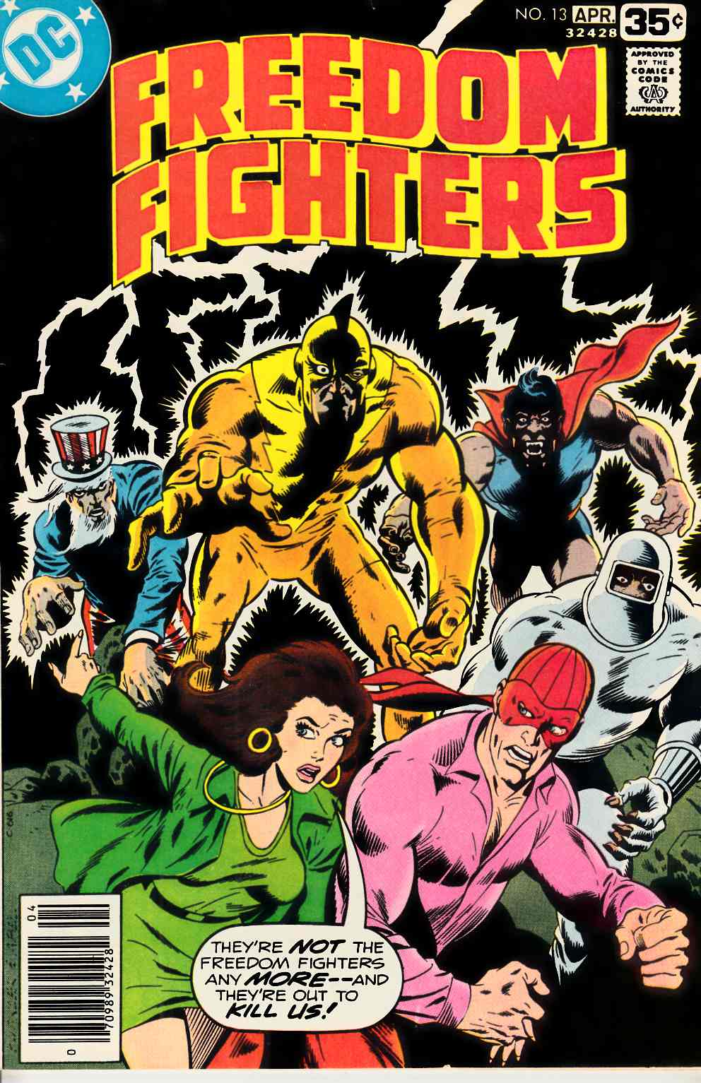 Freedom Fighters #13 Very Fine Plus (8.5) [DC Comic] THUMBNAIL