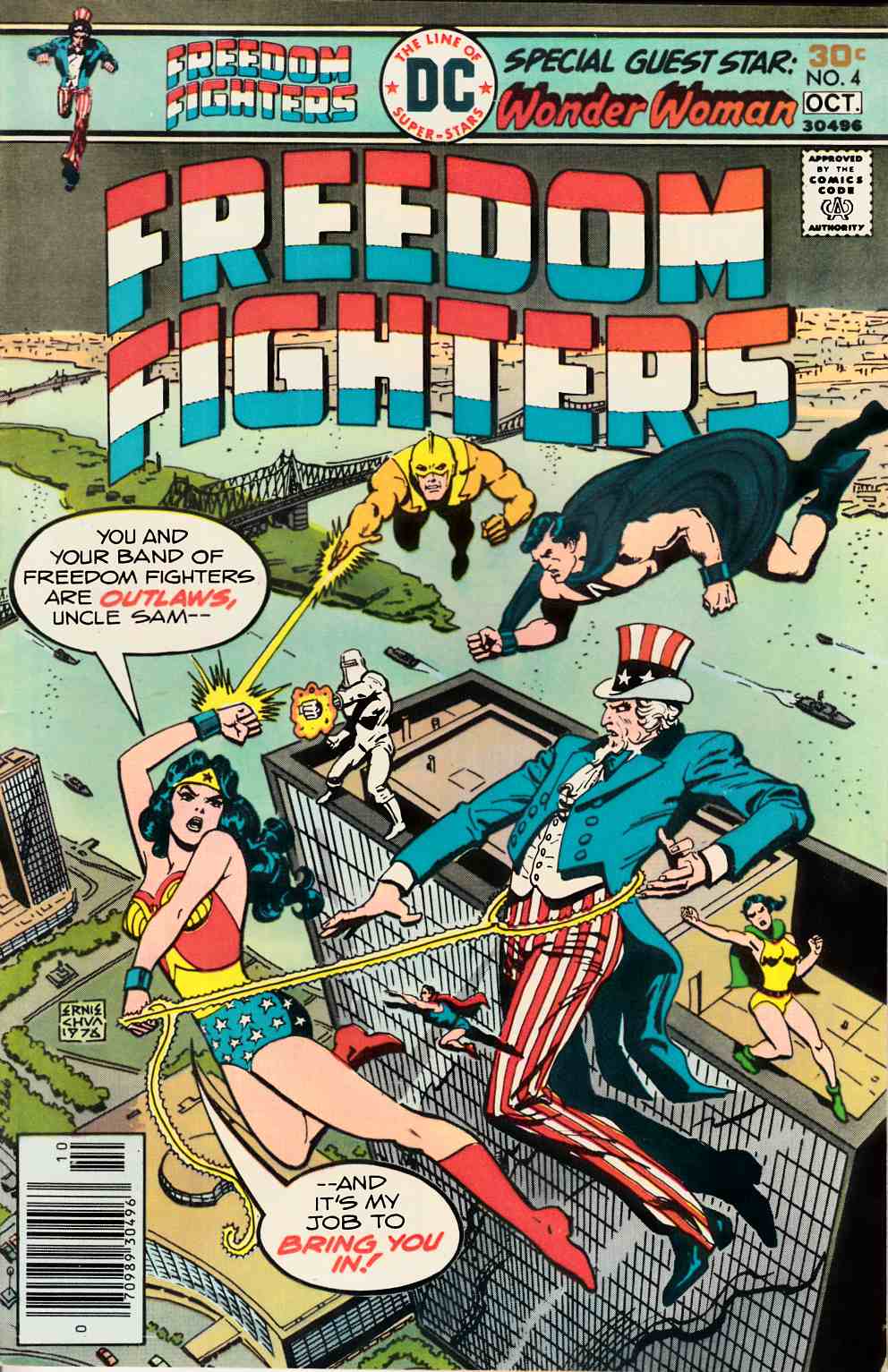 Freedom Fighters #4 Very Fine Minus (7.5) [DC Comic] THUMBNAIL