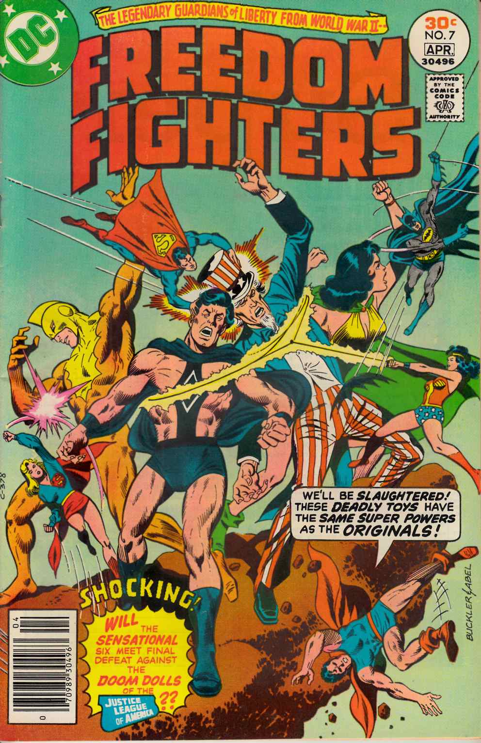 Freedom Fighters #7 Fine (6.0) [DC Comic] LARGE