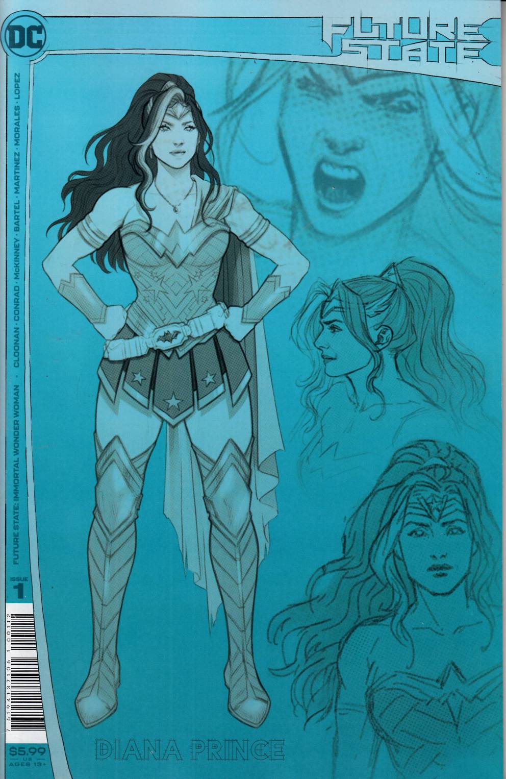 Future State Immortal Wonder Woman #1 Second Printing Near Mint (9.4) [DC Comic] LARGE