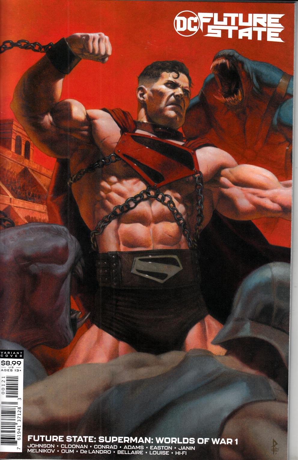 Future State Superman Worlds of War #1 Federici Variant Cover Near Mint (9.4) [DC Comic] LARGE