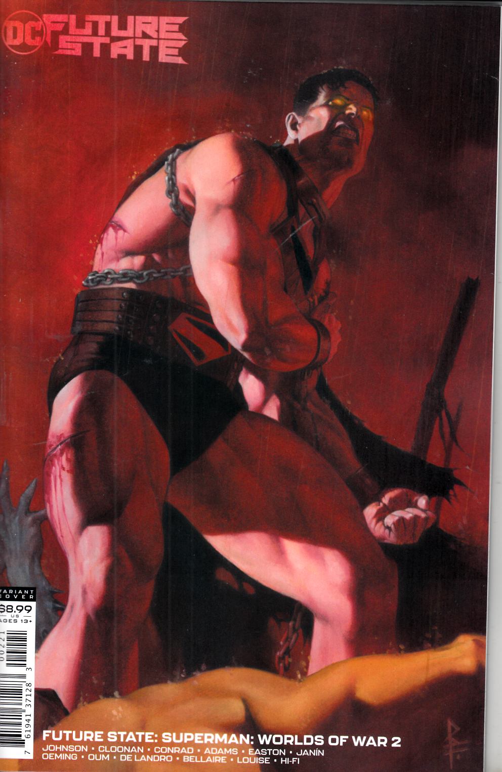 Future State Superman Worlds of War #2 Federici Variant Cover Near Mint (9.4) [DC Comic] THUMBNAIL