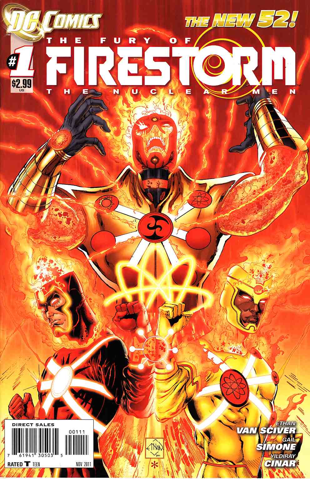 Fury of Firestorm the Nuclear Men #1 Very Fine (8.0) [DC Comic] THUMBNAIL