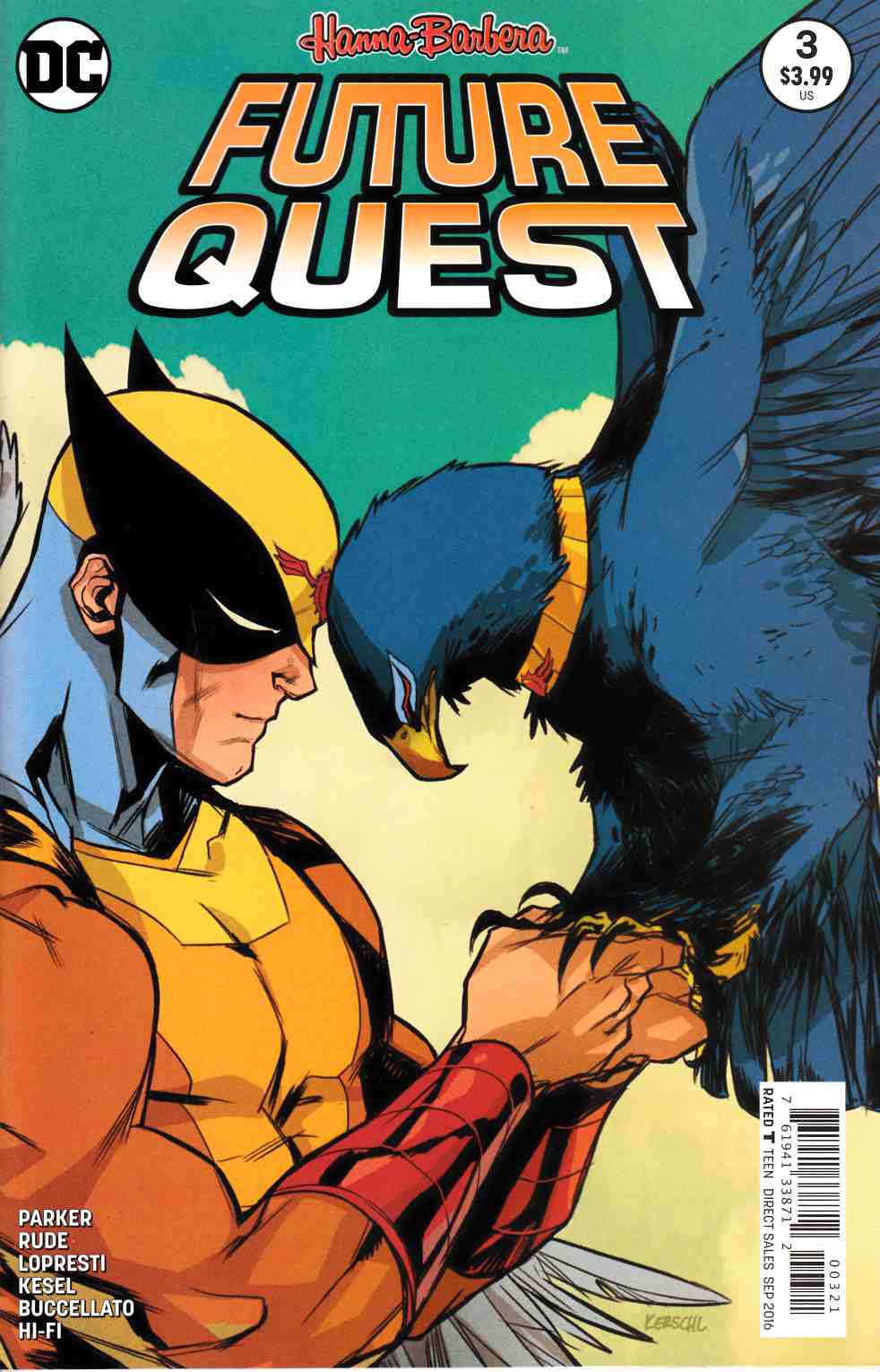 Future Quest #3 Kerschl Variant Cover [DC Comic] LARGE