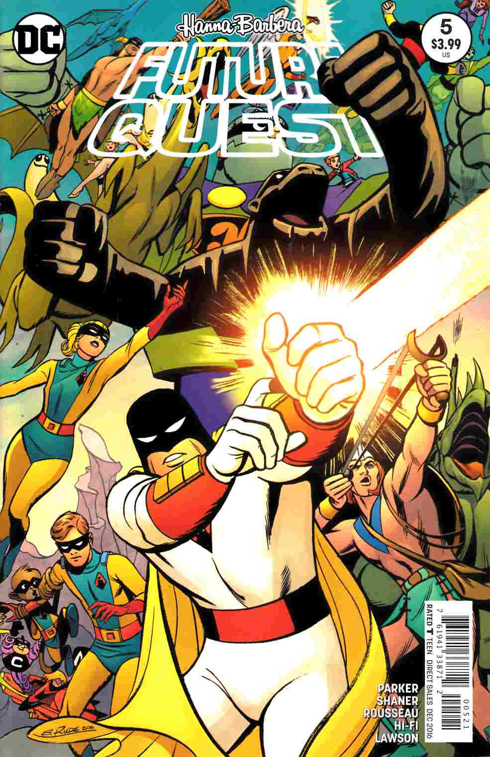 Future Quest #5 Rude Variant Cover [DC Comic] LARGE