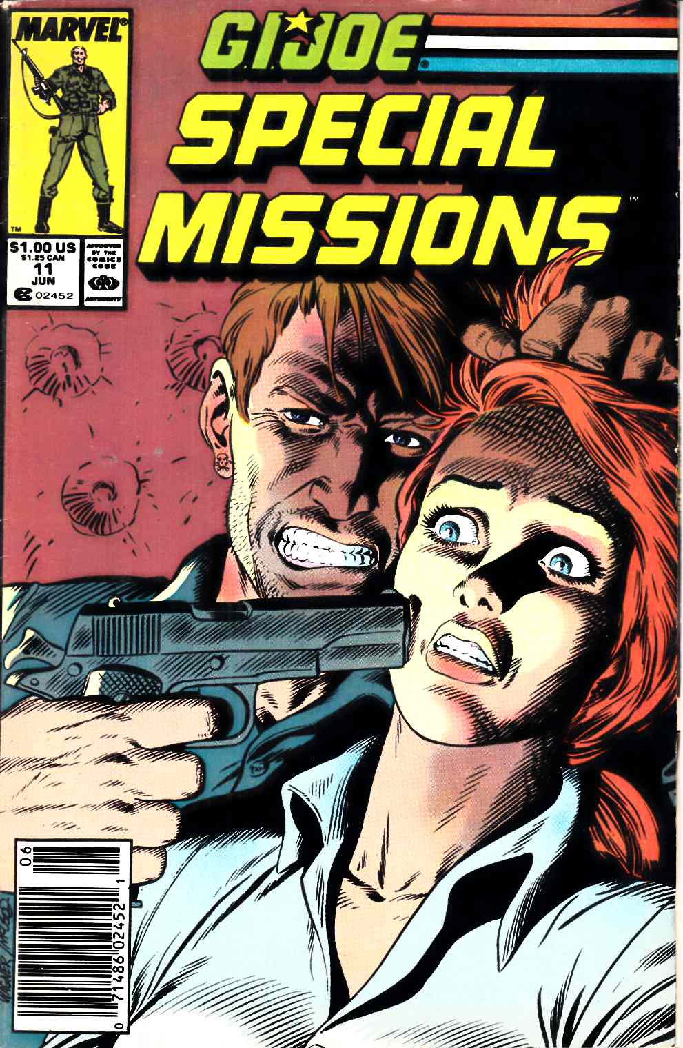 GI Joe Special Missions #11 Newsstand Edition Very Good (4.0) [Marvel Comic] LARGE