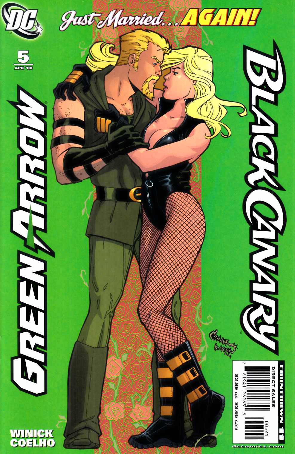Green Arrow Black Canary #5 Conner Variant Cover Very Fine Minus (7.5) [DC Comic] LARGE