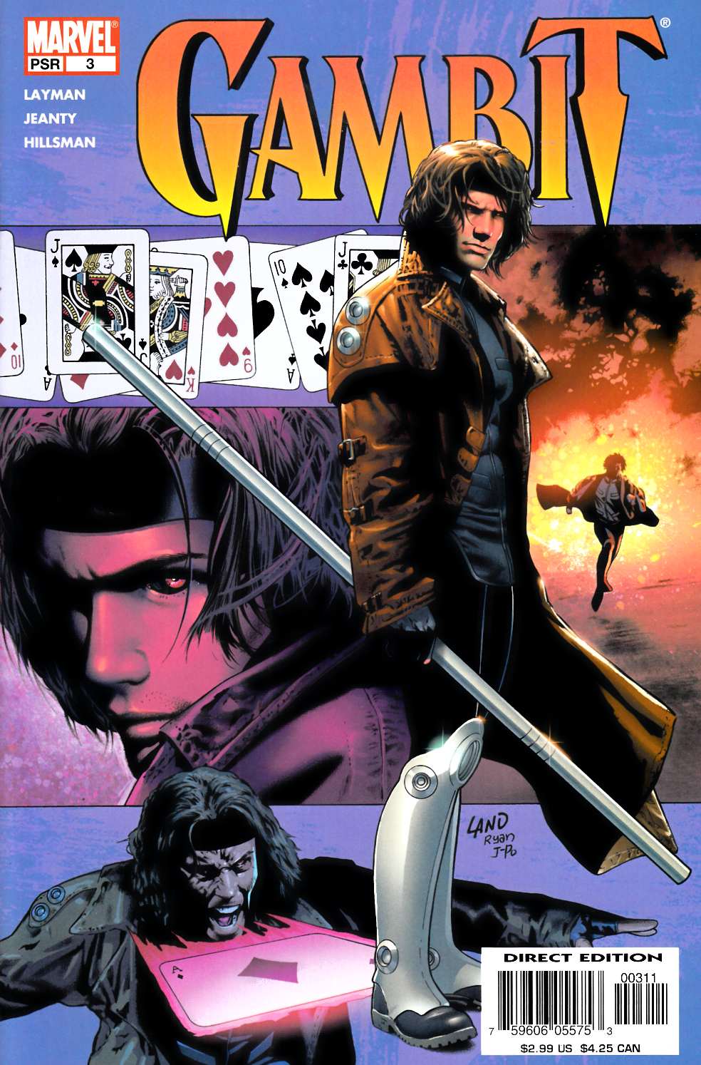 Gambit #3 Very Fine (8.0) [Marvel Comic] LARGE