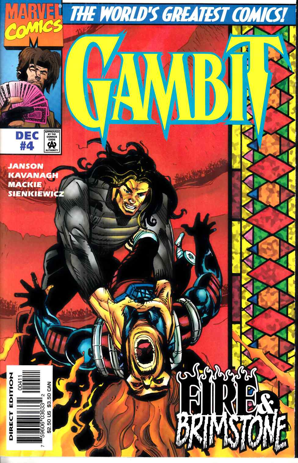 Gambit #4 Near Mint (9.4) [Marvel Comic] LARGE
