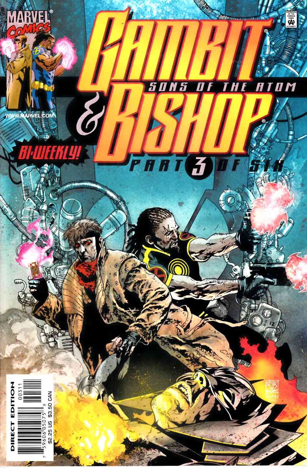 Gambit and Bishop Sons of the Atom #3 Near Mint (9.4) [Marvel Comic] LARGE