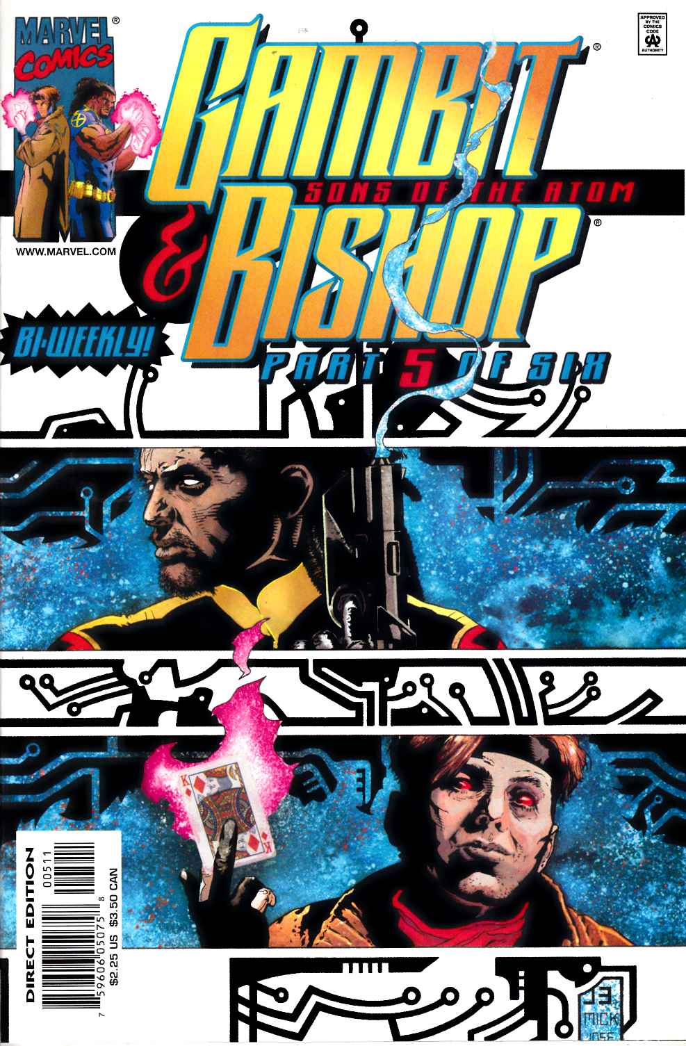 Gambit and Bishop Sons of the Atom #5 Near Mint (9.4) [Marvel Comic] LARGE