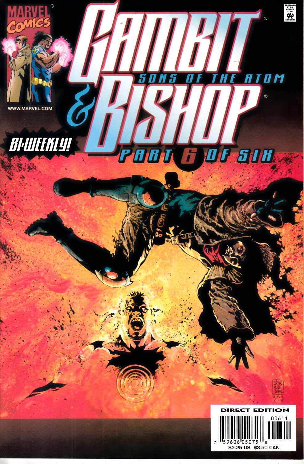 Gambit and Bishop Sons of the Atom #6 Near Mint (9.4) [Marvel Comic] LARGE