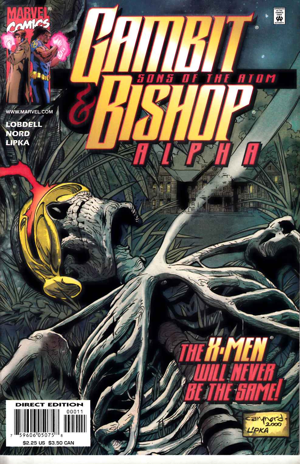 Gambit and Bishop Sons of the Atom Alpha #1 Near Mint (9.4) [Marvel Comic] LARGE