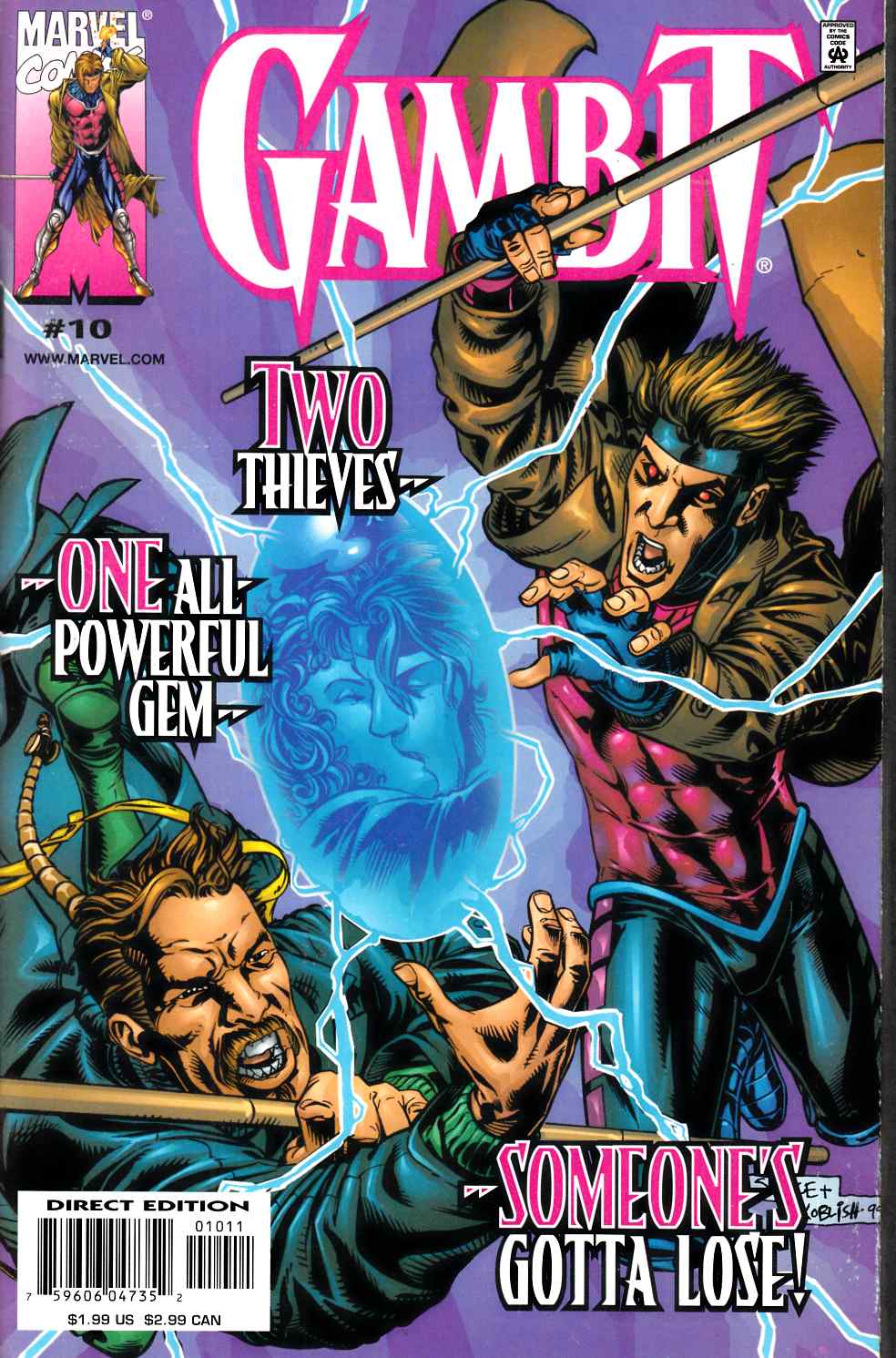 Gambit #10 Near Mint (9.4) [Marvel Comic] THUMBNAIL