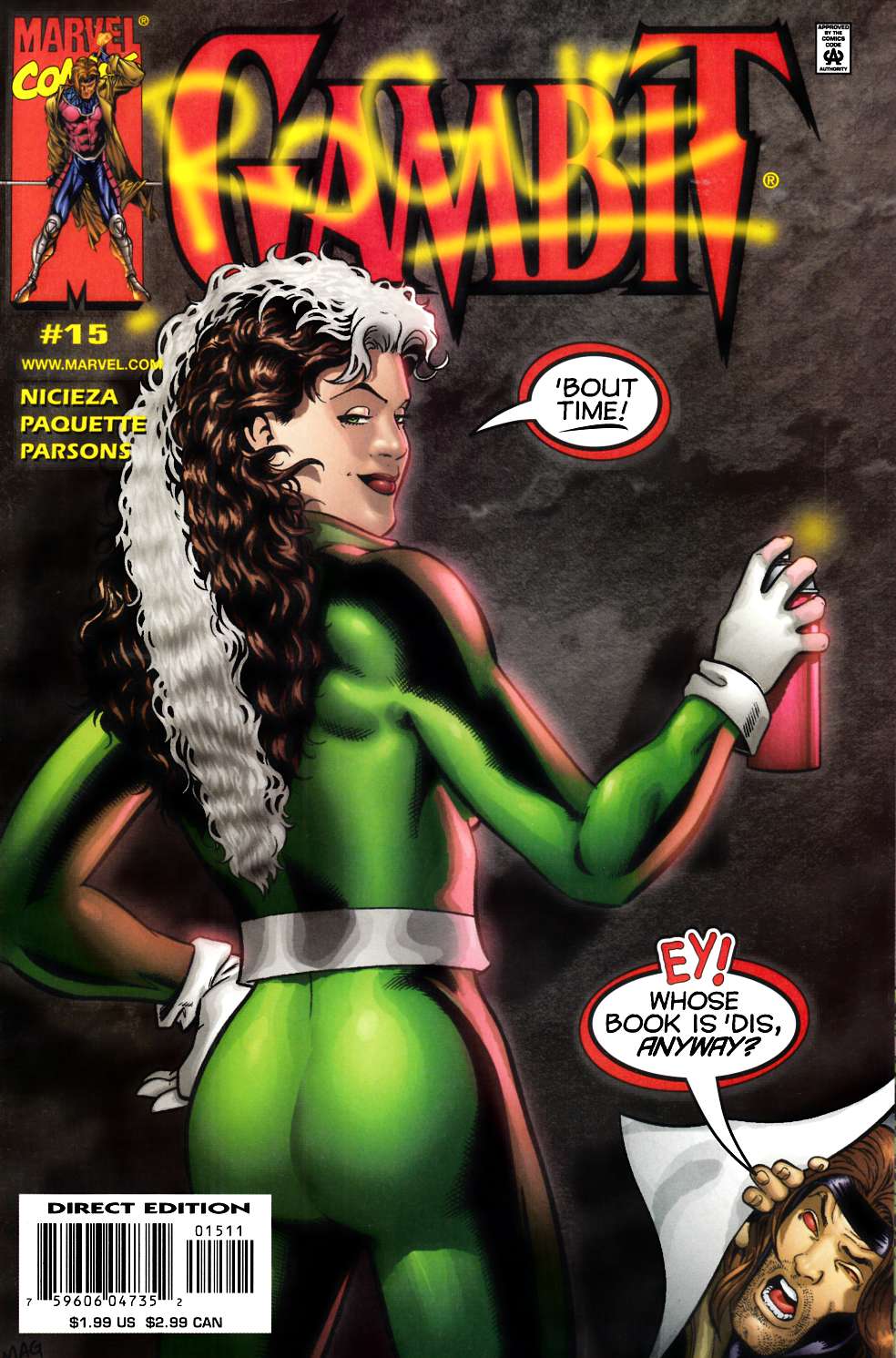 Gambit #15 Near Mint Minus (9.2) [Marvel Comic] THUMBNAIL