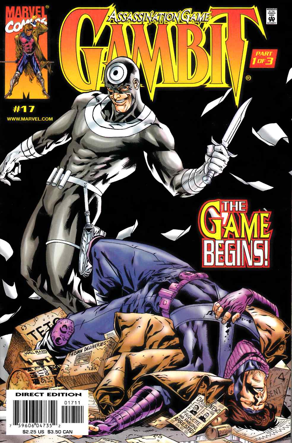 Gambit #17 Near Mint (9.4) [Marvel Comic] LARGE