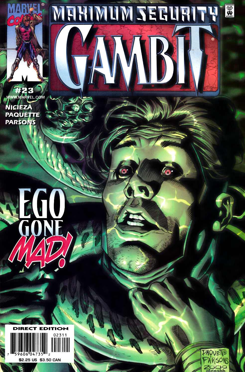 Gambit #23 Near Mint (9.4) [Marvel Comic] LARGE