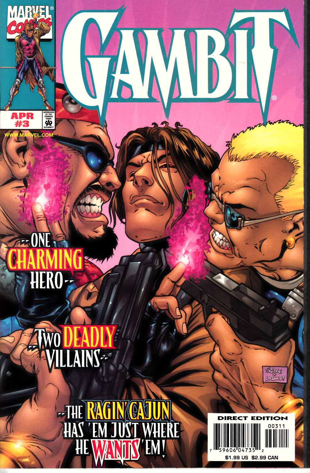 Gambit #3 Near Mint (9.4) [Marvel Comic] THUMBNAIL