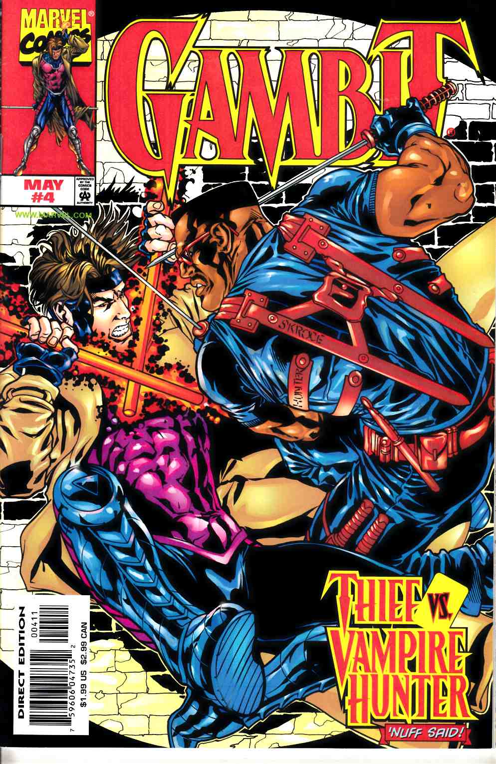 Gambit #4 Near Mint (9.4) [Marvel Comic] THUMBNAIL