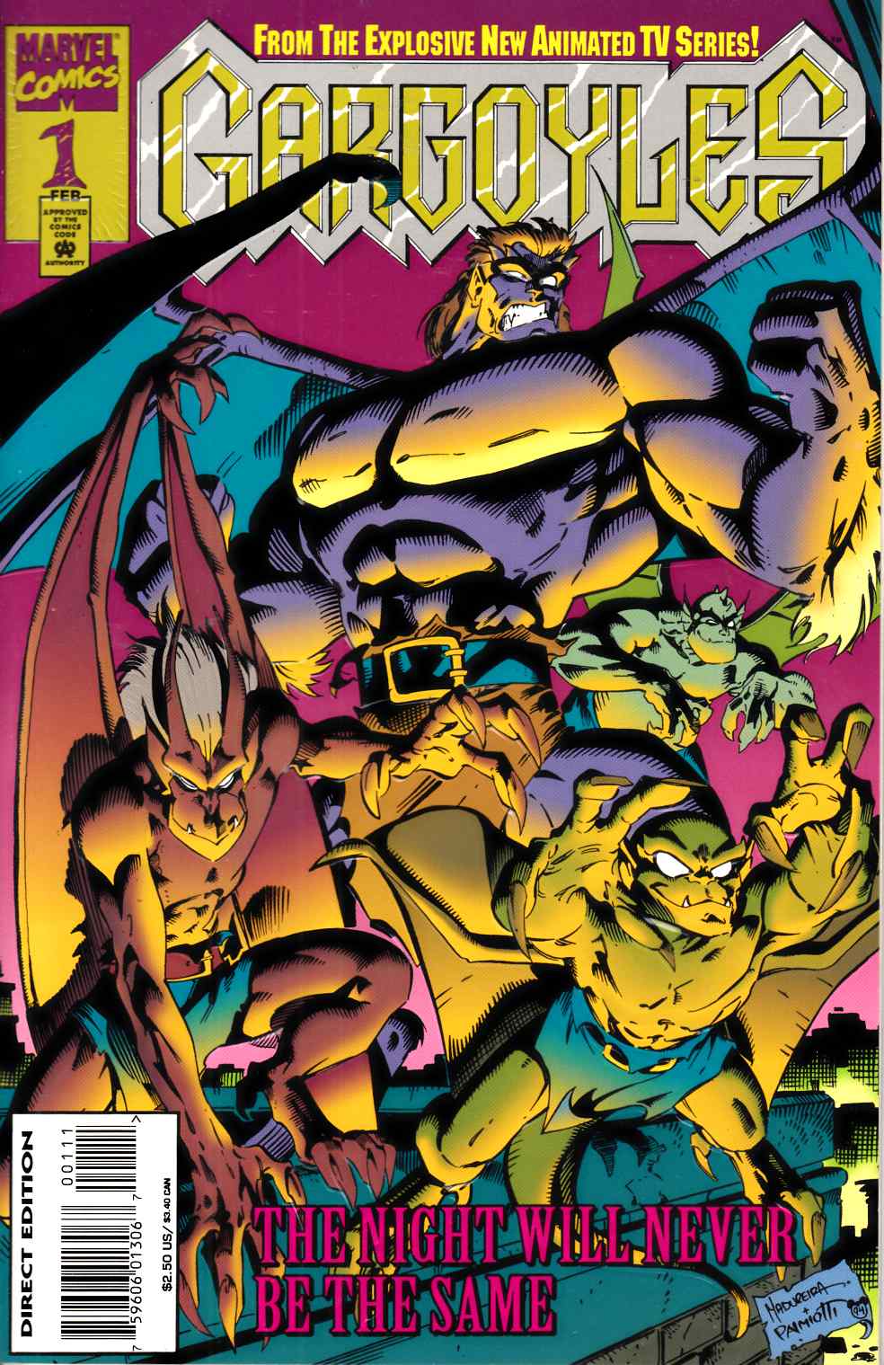Gargoyles #1 Near Mint (9.4) [Marvel Comic] LARGE