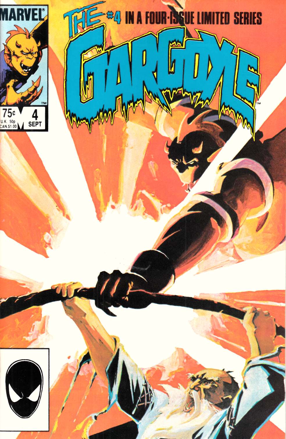 Gargoyle #4 Very Fine (8.0) [Marvel Comic] LARGE