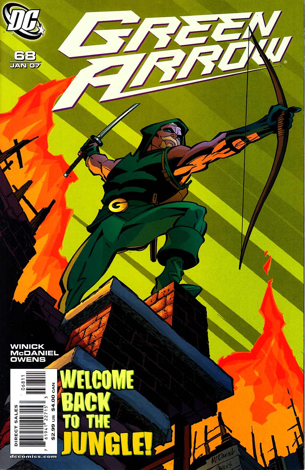 Green Arrow #68 Very Fine (8.0) [DC Comic] THUMBNAIL