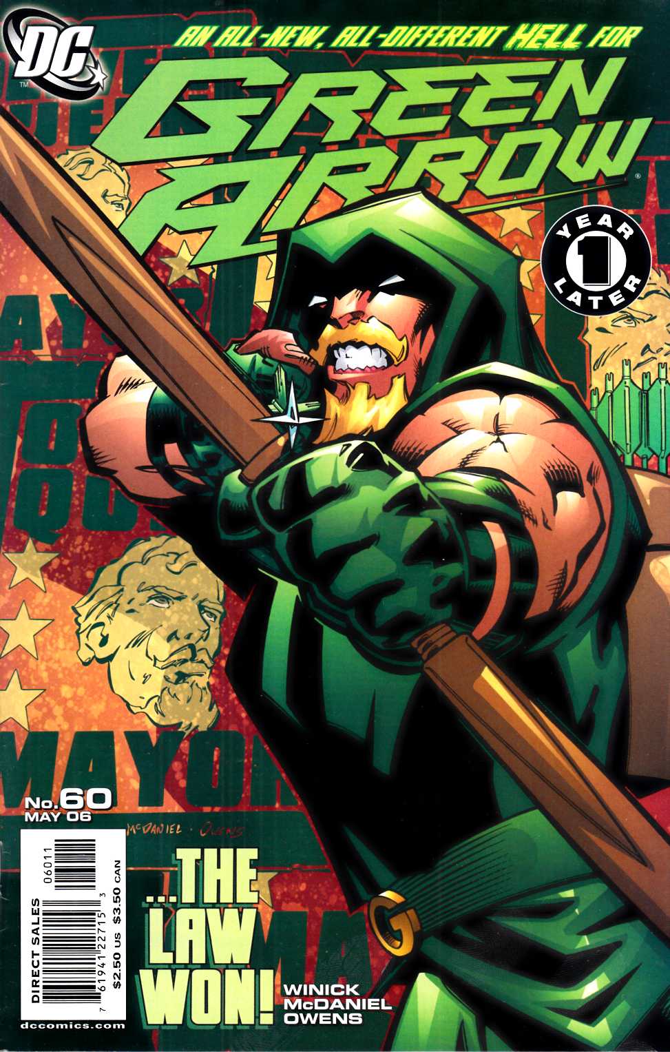 Green Arrow #60 Near Mint (9.4) [DC Comic] THUMBNAIL