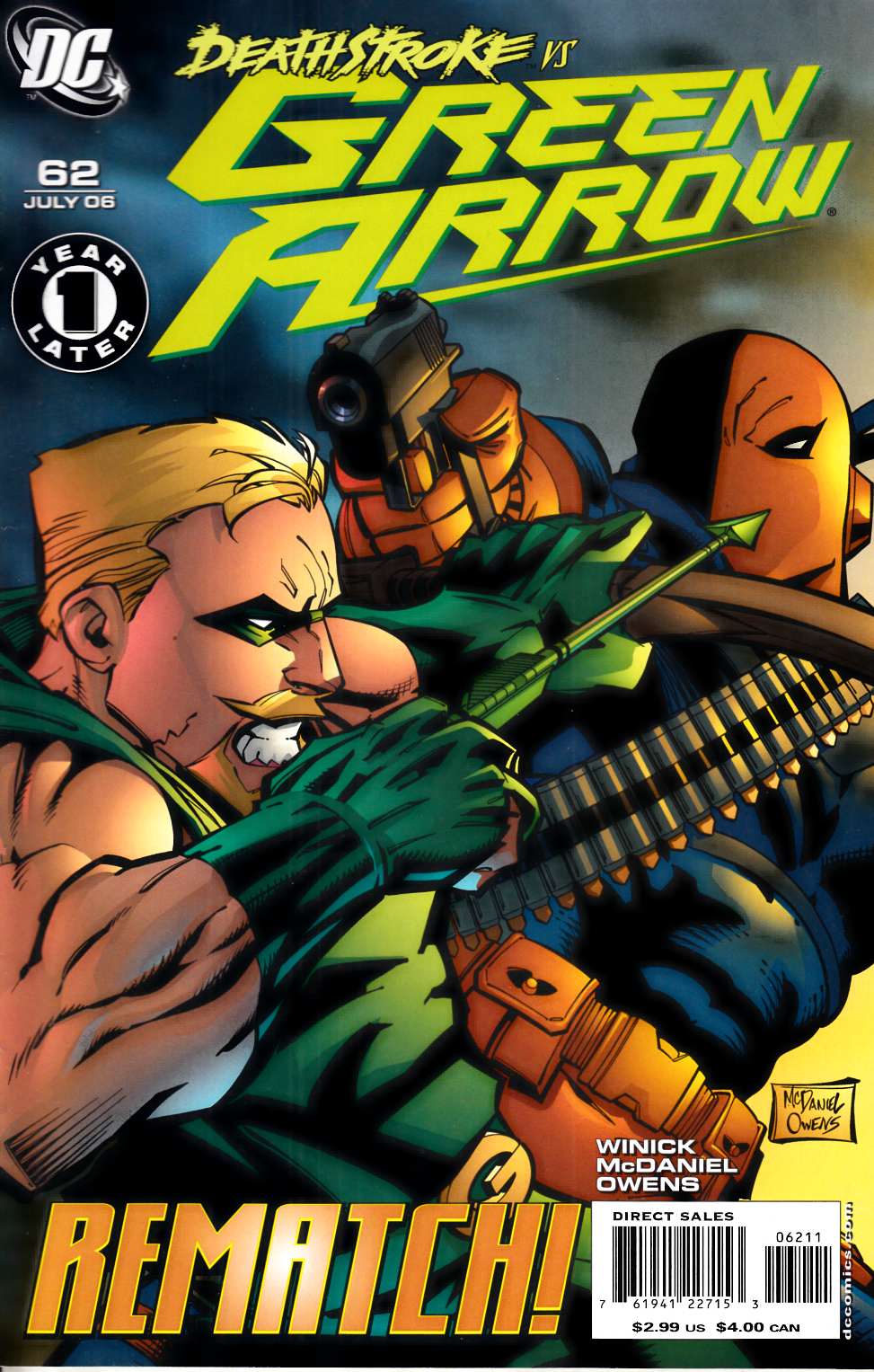 Green Arrow #62 Near Mint (9.4) [DC Comic] THUMBNAIL