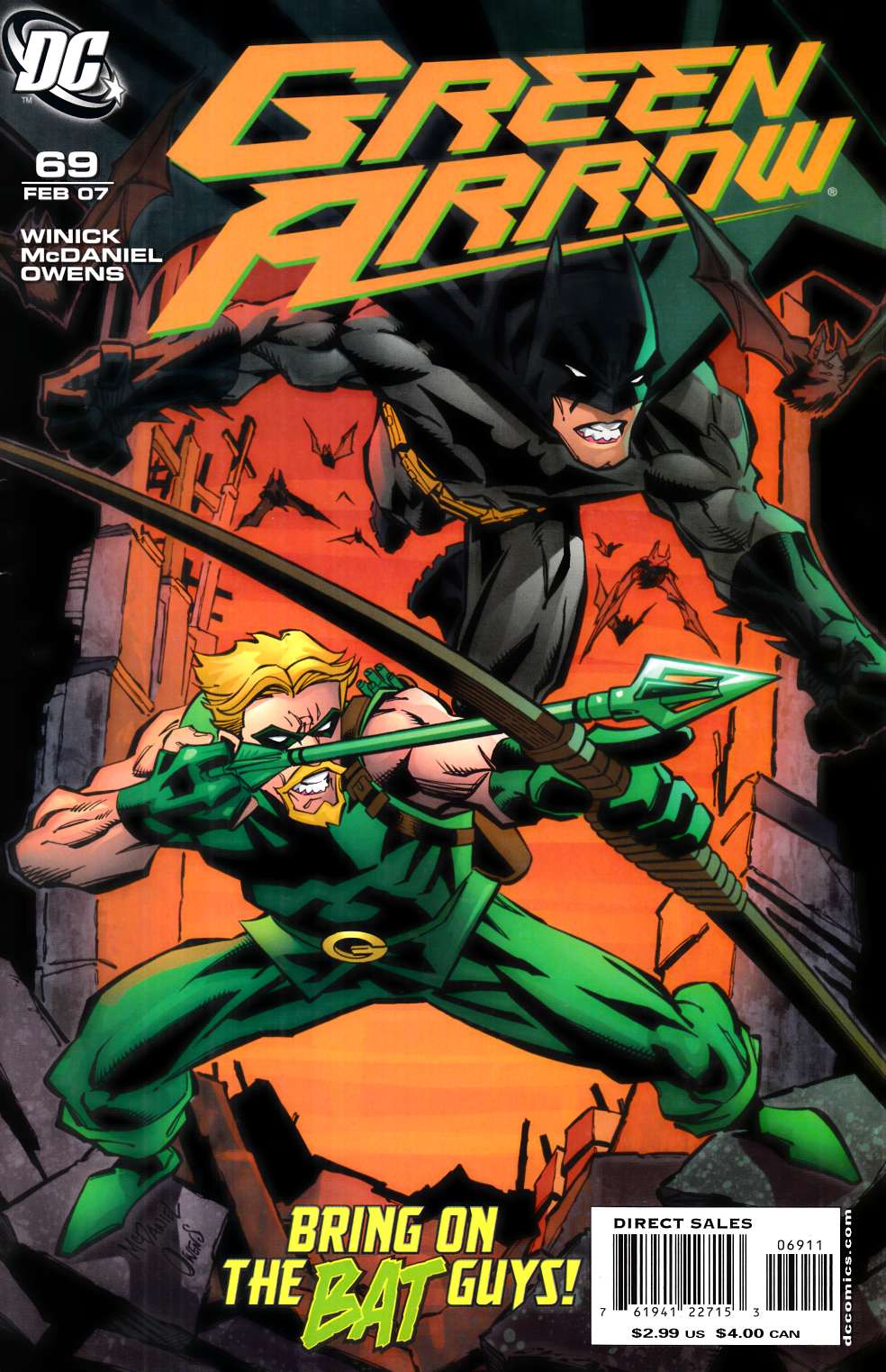 Green Arrow #69 Fine (6.0) [DC Comic] LARGE