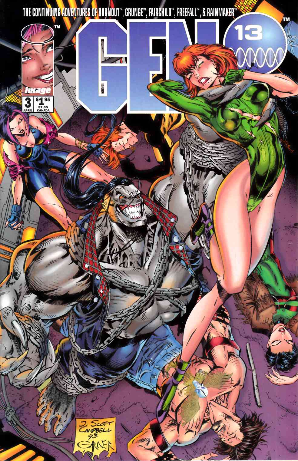 Gen 13 #3 Very Fine (8.0) [Image Comic] LARGE