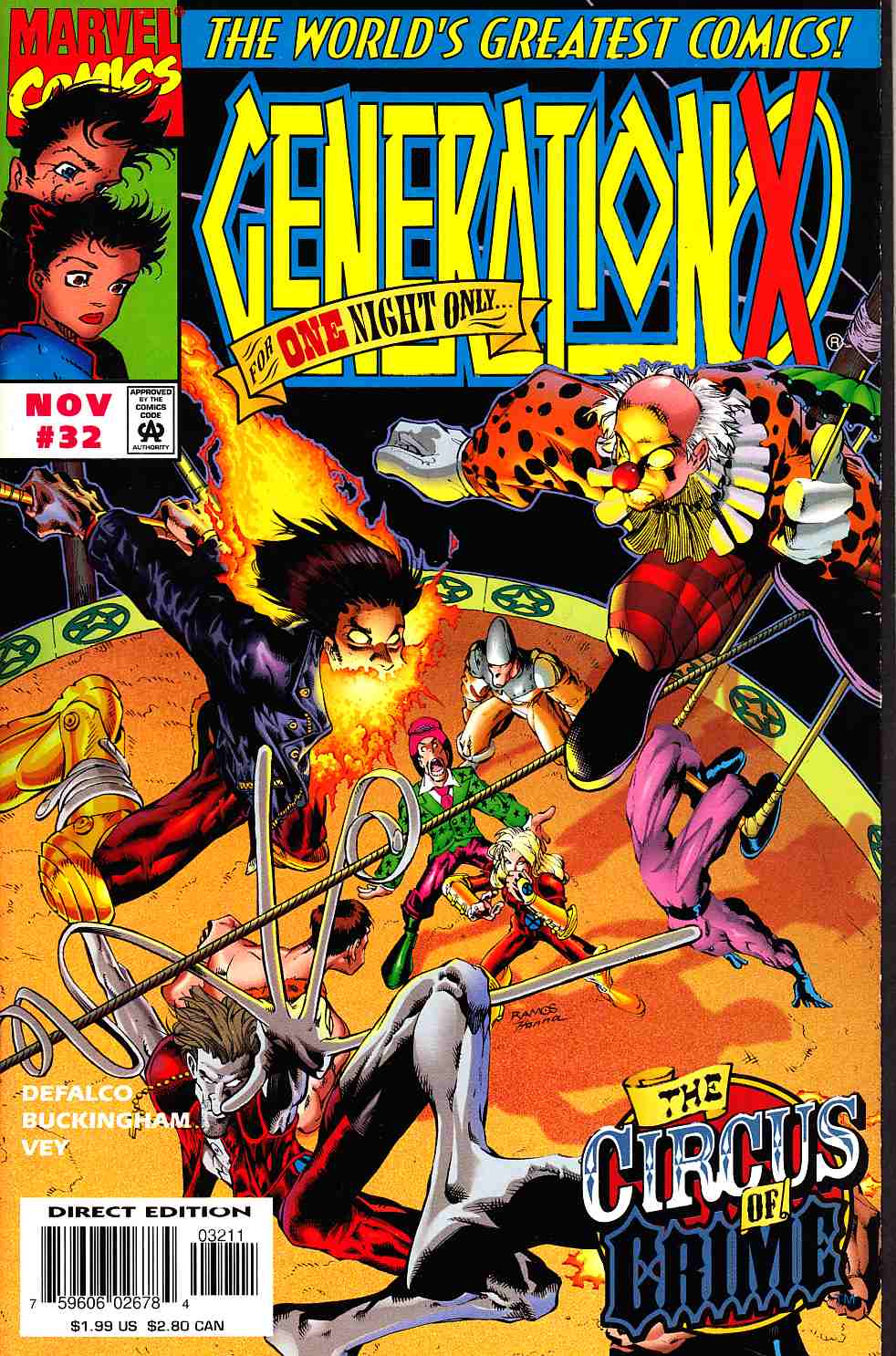 Generation X #32 Near Mint (9.4) [Marvel Comic] THUMBNAIL