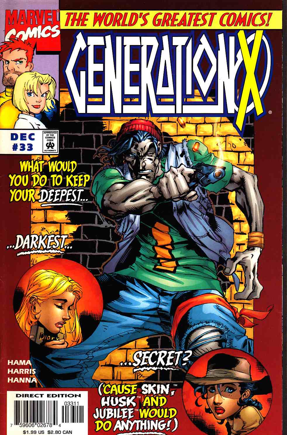 Generation X #33 Very Fine (8.0) [Marvel Comic] THUMBNAIL