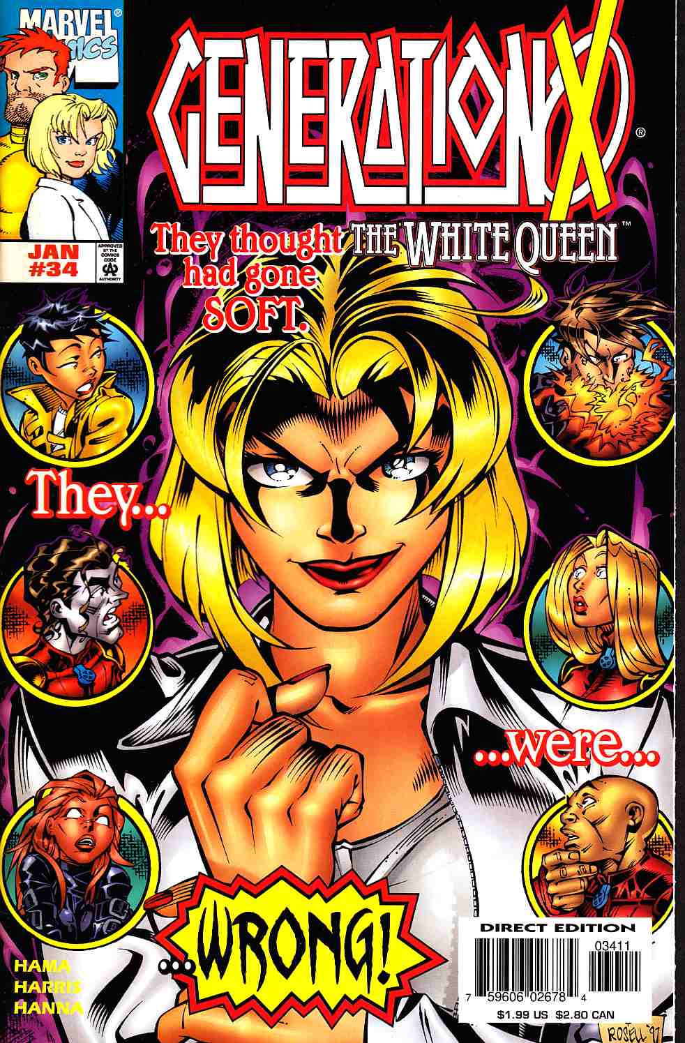 Generation X #34 Very Fine (8.0) [Marvel Comic] THUMBNAIL