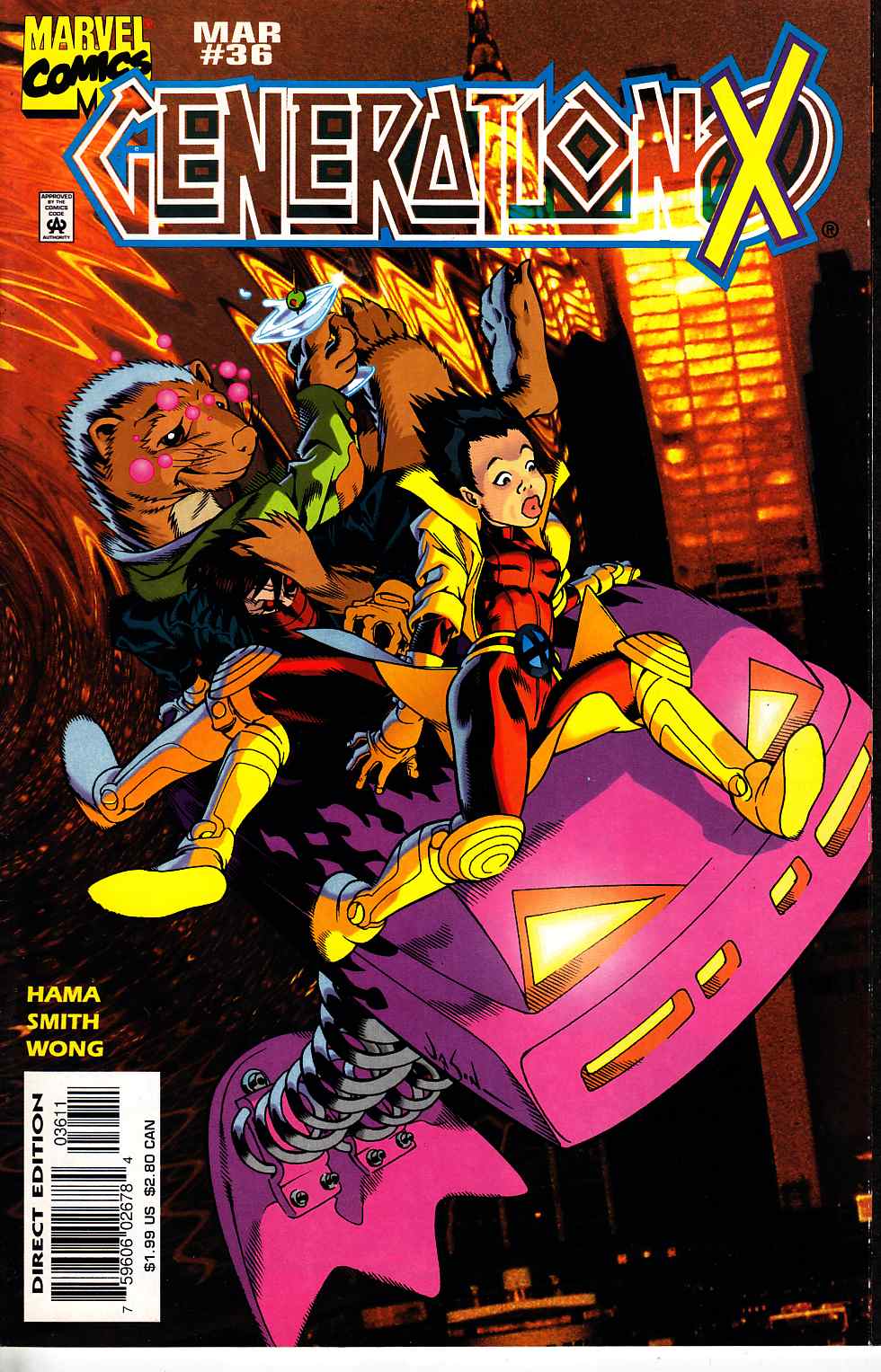Generation X #36 Very Fine (8.0) [Marvel Comic] THUMBNAIL