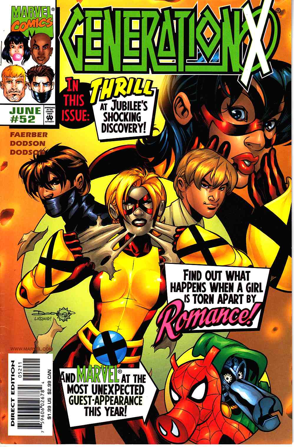 Generation X #52 Near Mint (9.4) [Marvel Comic] THUMBNAIL