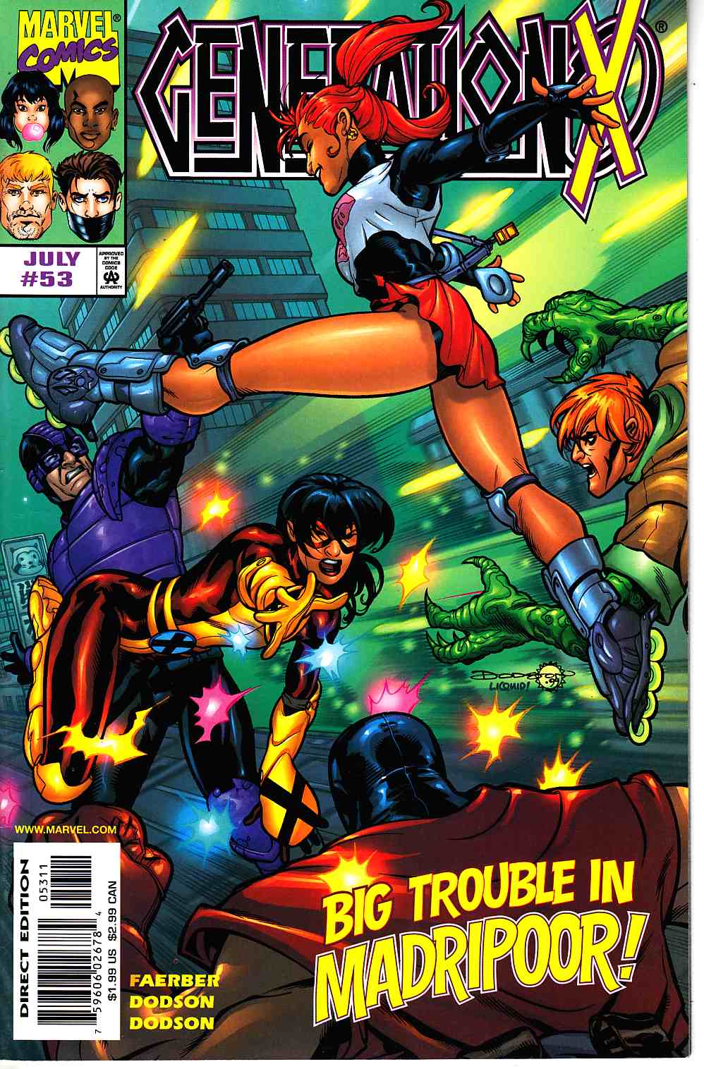 Generation X #53 Very Fine (8.0) [Marvel Comic] LARGE
